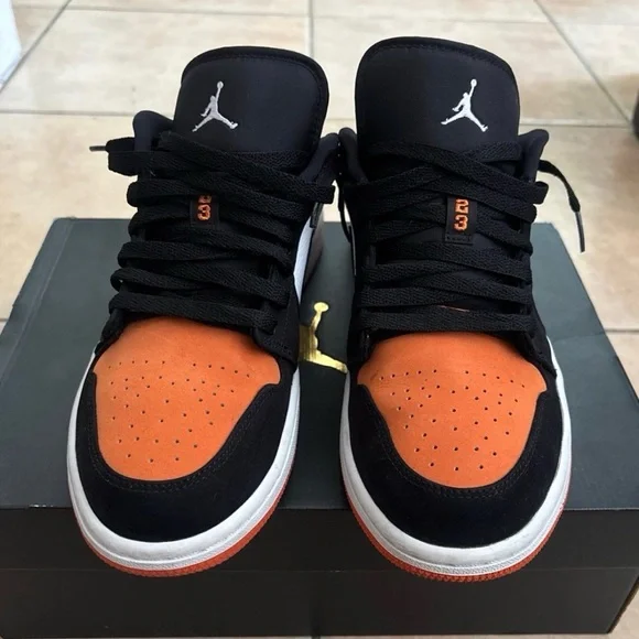 Nike Air Jordan 1 Low Starfish Black Toe(Size 10.5 Men) - Picture 3 of 9